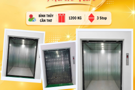 BÀN GIAO THANG MÁY TẢI HÀNG MITSUGOLD TẠI CÔNG TY TNHH MINH TÂN - KCN TRÀ NÓC, BÌNH THỦY, CẦN THƠ