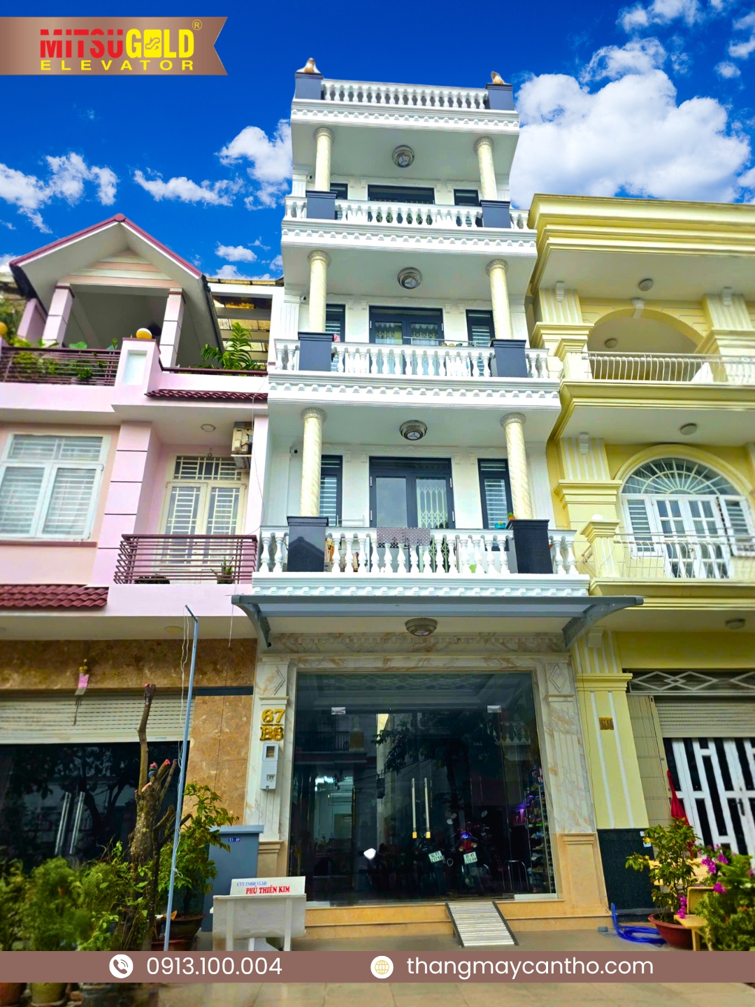 thi cong thang may, thang may Can Tho, thang may Vinh Long